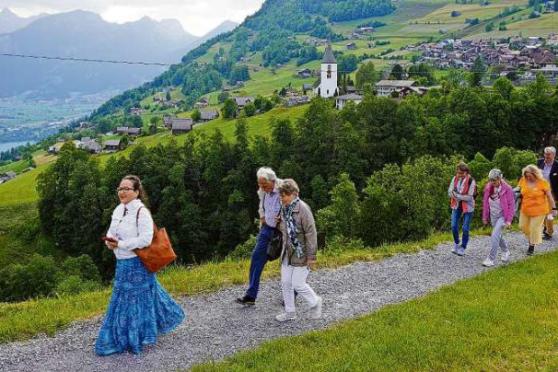 In Amden schweift der Blick auf die Natur und Kultur